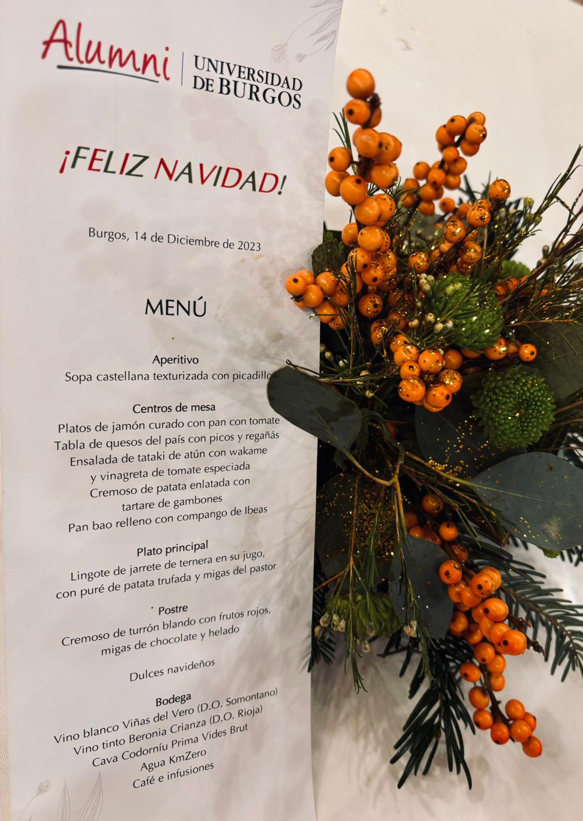 Comida de Navidad Alumni UBU 2024