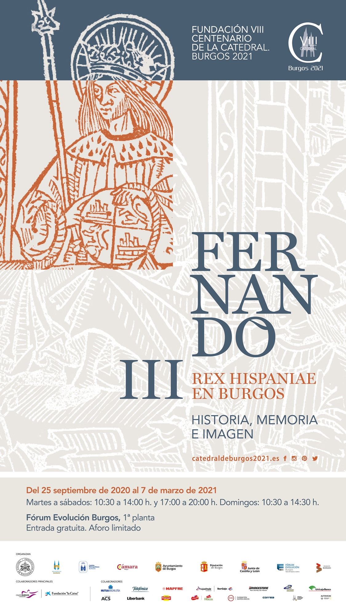 EXPOSICIÓN: "FERNANDO III, REX HISPANIAE EN BURGOS. HISTORIA, MEMORIA E IMAGEN"